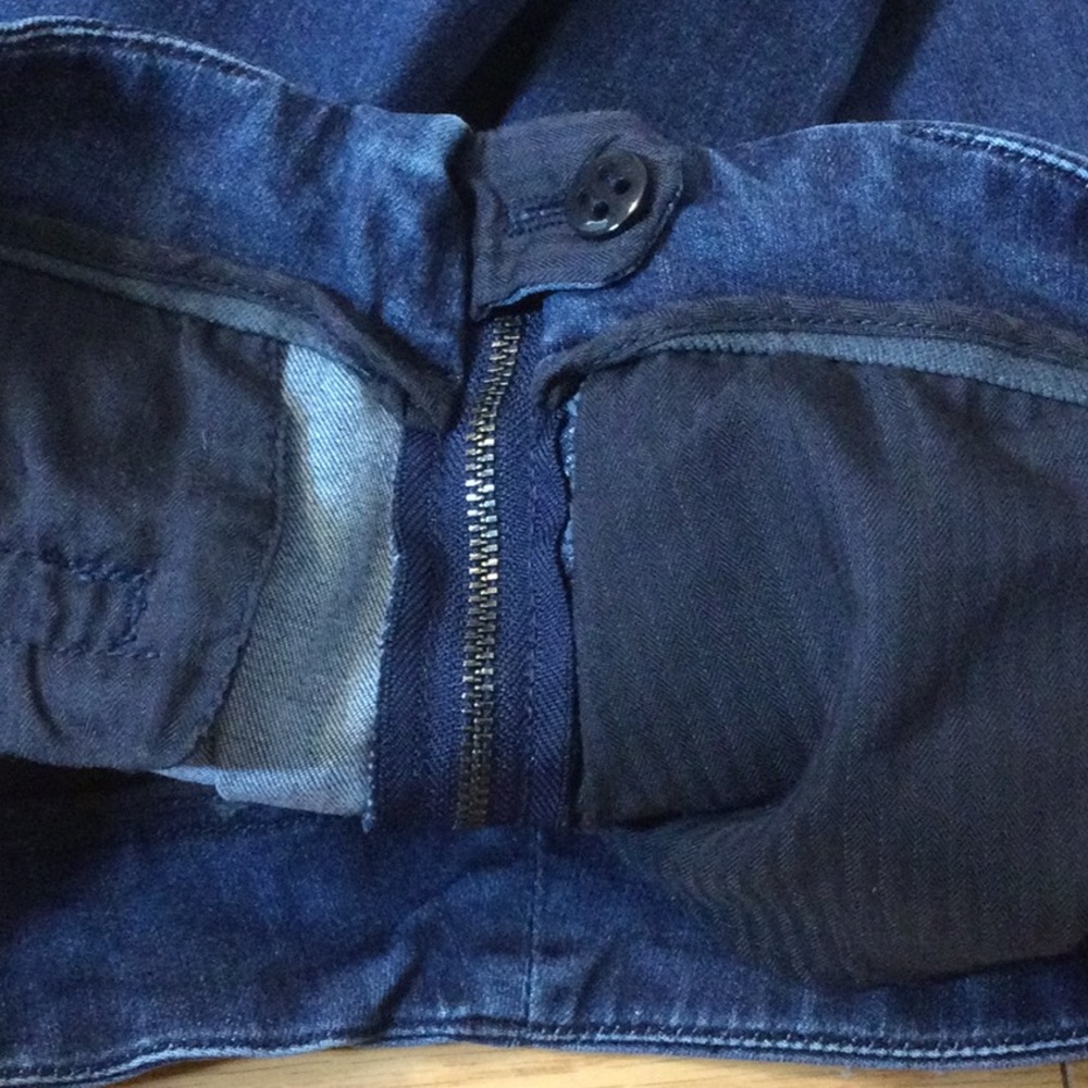 6 Talbots Heritage Ankle Side Zip Blue Denim Jeans - Picture 13 of 16